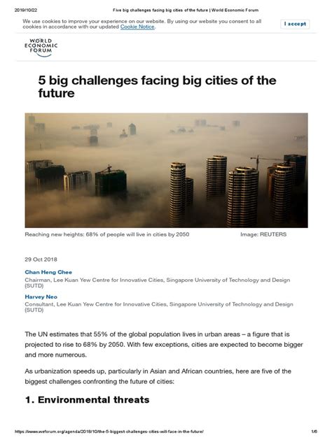 challenges of global cities|5 big challenges facing big cities of the future .